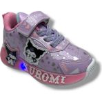 Cakgo Kuromi 725-26 Simli Parlak Deri Anatomik Kız Sneaker Çocuk Lila Pembe 22-25