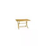 Cakha Katlanır Plastik Masa Teak 70X120 Cm Metal Ayak