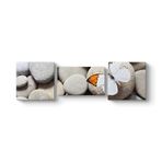 Çakıl Taşları ve Kelebek Tablosu 161 x 50-3 Parçalı