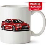 Çakılap 2mitsubishi Evo1 Baskılı Porselen Kupa Bardak
