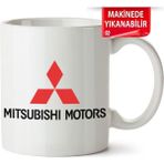 Çakılap 2mitsubishi Logo Baskılı Porselen Kupa Bardak