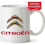 Çakılap Citroen Logo Baskılı Porselen Kupa Bardak
