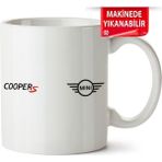 Çakılap Mini Cooper Logo Baskılı Kupa Bardak