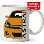 Çakılap Opel Astra H Baskılı Porselen Kupa Bardak