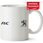 Çakılap Peuegot Rc Logo Baskılı Porselen Kupa Bardak