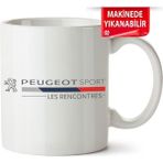 Çakılap Peuegot Sport Logo Baskılı Porselen Kupa Bardak
