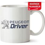 Çakılap Peugeot Driver Baskılı Porselen Kupa Bardak