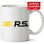 Çakılap Renault Rs Logo Baskılı Porselen Kupa Bardak