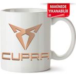 Çakılap Seat Cupra Logo Baskılı Porselen Kupa Bardak