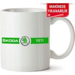 Çakılap Skoda Yeti Logo Baskılı Porselen Kupa Bardak