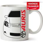 Çakılap Toyota Auris Baskılı Porselen Kupa Bardak