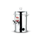 çakır çelik Elektrikli Semaver Metal Musluk 120 Bardak