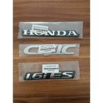 Çakır Grup Honda Civic 1.6 Ies Bagaj Yazısı Seti 3lü Honda Cıvıc 1.6i Es - Krom