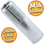 Çakma Çelik Dübel M16