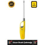 #Çakmak Gazlı Doldurulabilir Güvenli Ergonomik Pratik Ateşleyici Kalite Şık Ocak Mutfak Çakmağı Uzun