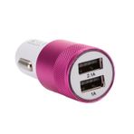 Çakmak Soketi Çift Usb'li-pembe / Icca84-3