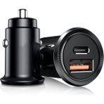 Çakmaklık USB Hızlı Şarj Aleti Lenova Htc Blackberry Lenova Asus Lg Huawei Samsung iphone Uyumlu - Siyah