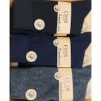 Caks Erkek Lambswool Yün Çorap 6 Adet - Asorti - 41 - 44