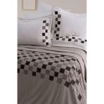 Calantha Home Collection Carla 7 Parça Gelin Seti Ekru 240 X 260 Cm, Ekru, 240 X 260 Cm