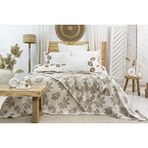 Calantha Home Collection Jasmin 7 Parça Gelin Seti Kahverengi 240 X 260 Cm, Kahverengi, 240 X 260 Cm