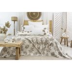 Calantha Home Collection Jasmin 7 Parça Gelin Seti Kahverengi 240 x 260 cm
