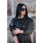 Caldini Siyah Metal Polarize CS101 C2 Kadın Güneş Gözlüğü - Mat Siyah