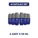 Caldion Men Antiperspirant Deo Roll-On, 50 ml, 6 Adet Set