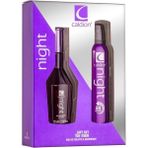 Caldion Night Erkek Parfümü Edt 100 ml + Deodorant Sprey 150 ml Hediyelik Seti Şık Tasarım