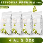Caldis® Aroma Ababa™ 250 gr 4'lü Set Etiyopya Yöresel Öğütülmüş Filtre Kahve - 4 Adet