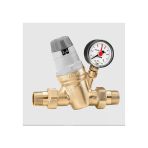 Caleffi 535060 - Dn25 Basınç Düşürücü Vana, Basınç Ayar Göstergeli, Manometre Bağ. Pn25