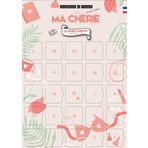 Calendrier Evenement de l'avent MA CHERIE - 25 BONS D'AMOUR sa FEMME dökün - à partager tr couple - de l'avant ou de l'après adulte dökün - FRANCAIS