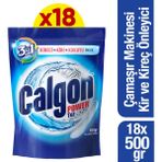 Calgon Çamaşır Makinesi Kireç Önleyici Toz 500 gr x 18 Adet