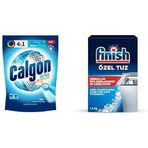 Calgon Power Kir, Pas, Kireç Koku Önleyici 4'Ü 1 Arada Konsantre Toz 250 G Bulaşık Makinesi Tuzu (1 X 1500 G)