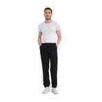 CALİA Erkek Yazlık Keten Karışımı Pantolon, Siyah, 5XL Beden