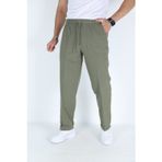 CALİA Haki Erkek Hambez Lastikli Rahat Kalıp Pamuk Eşofman Alt Pantalon