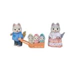 Calico Critters Husky Ailesi Figür Oyuncak Seti
