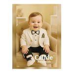 Calide Baby&Kids Erkek Bebek Mevlüt Takımı - Ceketli & Şapkalı - Özel Gün Kıyafeti - 7'li Set