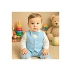 Calide Baby&Kids Erkek Bebek Mevlüt Takımı - Papyon & Kravatlı - Özel Gün Kıyafeti - 7'li Set