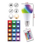 Calido Elektronik 10w Rgb 16 Renkli Uzaktan Kumandalı White Led Ampul E27 Sihirli Ampul