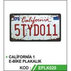 CALİFORNİA 1 E-BİKE PLAKALIK