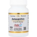 California Gold Nutrition Astaxanthin, Astalif® Pure Icelandic Astaksantin, Astalif® Saf Izlanda Biologically Active 99% Microalgae Haematococcus Pluvialis Supports Brain, Eye, Skin, Heart, And Joint Health*
