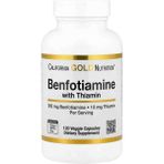 California Gold Nutrition Benfotiamine With Thiamin/ Metabolizma Destekleyici 120 Vegan Kapsül - 1 Adet