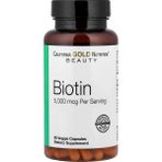 California Gold Nutrition Biotin, 5,000 Mcg, 30 Veggie Capsules/biotin, 5000 Mcg, 30 Vejetaryen Kapsül - 1 Adet