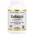 California Gold Nutrition Hydrolyzed Collagen(Kolajen) + Vitamin C Type I & Iıı 250 Tablet