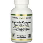 California Gold Nutrition Silymarin Complex Liver Health 300MG 120 Veggie Capsul Usa Menşei 3537