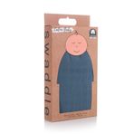 Caline Baby Müslin Bezi Örtü Düz Renk - Navy 120x120 cm + 4 Adet Ağız Mendili