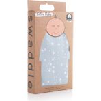 Caline Baby Müslin Bezi Örtü Yıldız Desen - Mavi 120X120 cm + 4 Adet Ağız Mendili - 120x120cm - Kırmızı