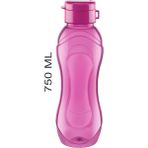 Calke Spor Su Matarası 750 ml Pembe Renkli Hafif Plastik Doğa Yürüyüşü İçin Uygun