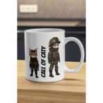 Call Of Caty Kupa - Asker Kedi Baskılı Kupa Bardak - Kedili Kupa - 199 ml