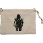 Call Of Duty Big Fighter Krem Clutch Astarlı Cüzdan / El Çantası - 25x18cm